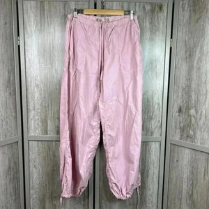 Nolita North Little Italy Pants 28 Pink Ankle Drawstring Relaxed Pull On